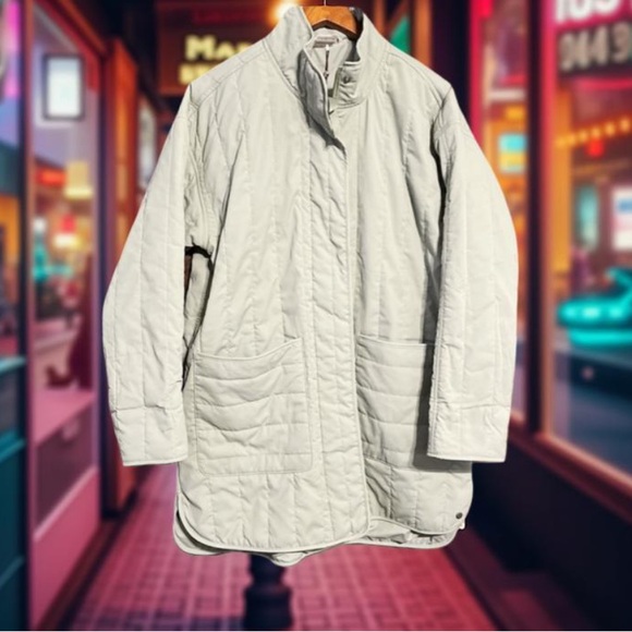 Calia quilted jacket (sage green) fully lined Medium NWT